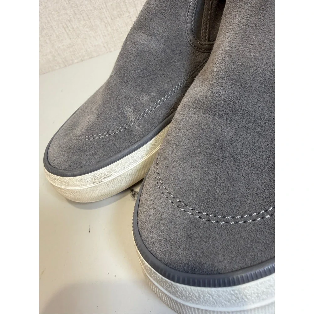 Sperry Topsider Zip Up Sneaker Womans Size 8 Grey‎